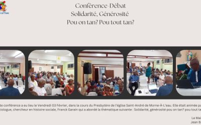 Conférence-Débat: Solidarité, Générosité POU ON TAN? POU TOUT TAN?