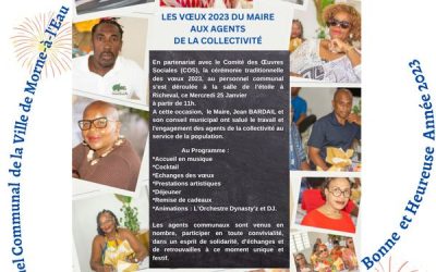 Cérémonie des vœux 2023 du Maire, Jean BARDAIL au Personnel