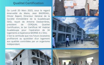 CERQUAL Qualitel Certification: Opération de 34 logements