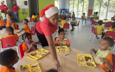 Repas et Goûter de Noël à l’école maternelle Édouard NELSON de Bosredon