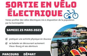 Sortie en vélo électrique