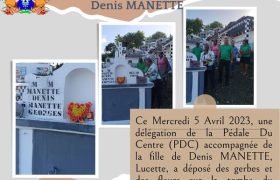 L’image du Jour / La PDC rend hommage à Denis MANETTE