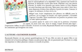 Recueil de poésie « Rien ne vaut la vie » de Raymonde RAMIER